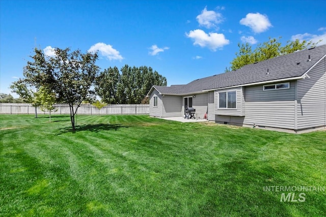 3918 Fallwood Cir, Caldwell, ID 83607 - view of yard with a patio