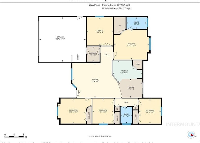 3918 Fallwood Cir, Caldwell, ID 83607 - home floor plan