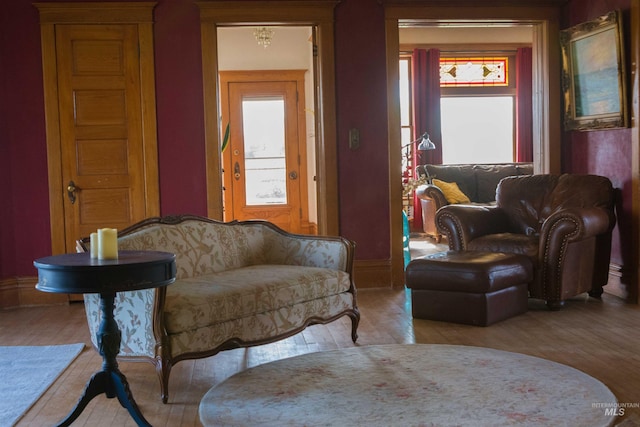 2771 S 850 E, Hagerman, ID 83332 - living area featuring wood finished floors and baseboards
