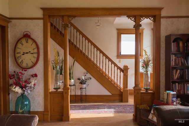 2771 S 850 E, Hagerman, ID 83332 - stairway with wood finished floors
