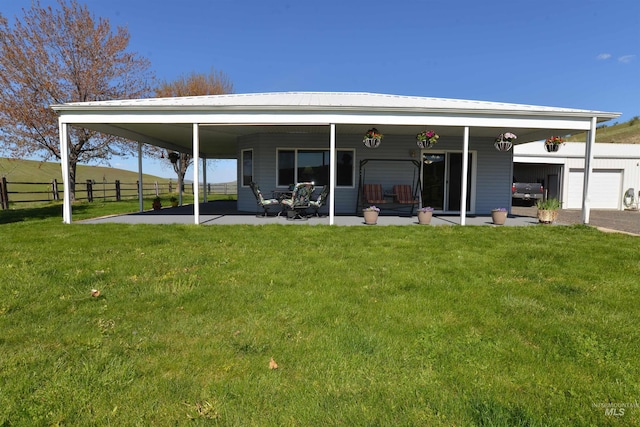 22260 Lapwai Rd, Lapwai, ID 83501 - back of property with a garage and a carport