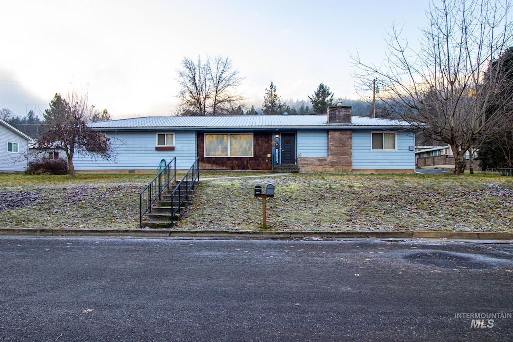 view of ranch-style home