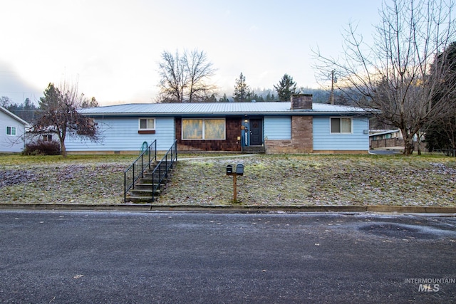 view of ranch-style home