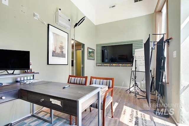 201 W A St, Vale, OR 97918 - dining area featuring wood finished floors and baseboards