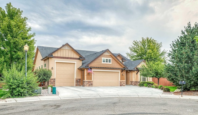 view of craftsman inspired home