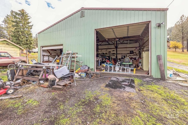 view of outbuilding