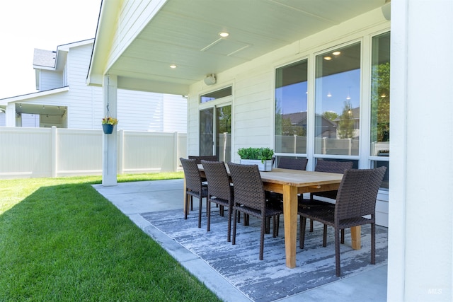 1946 W Windswept, Meridian, ID 83646 - view of patio with outdoor dining space