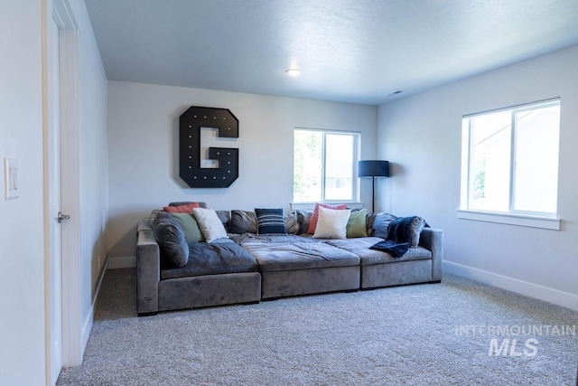 1946 W Windswept, Meridian, ID 83646 - living room with carpet and baseboards