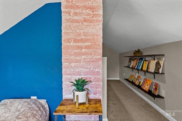 4705 W Franklin Rd, Boise, ID 83705 - additional living space featuring lofted ceiling and carpet flooring