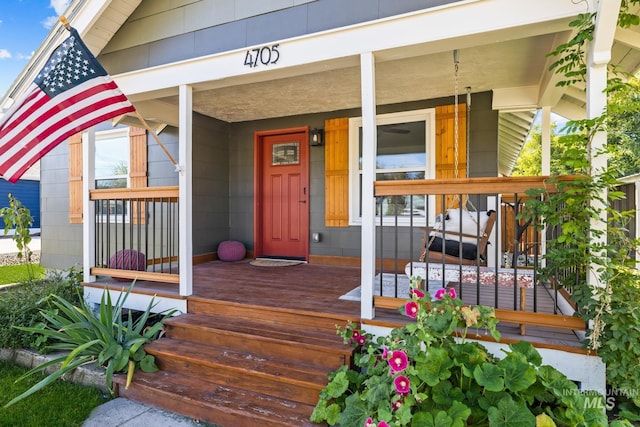 4705 W Franklin Rd, Boise, ID 83705 - property entrance featuring a porch