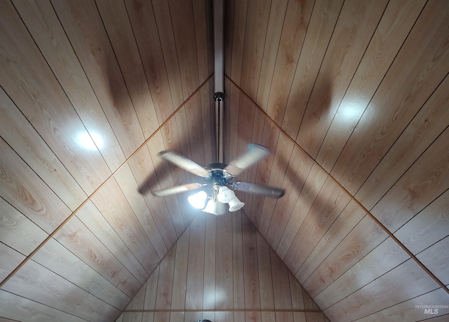 2738 Dixie Rd, Dixie, ID 83525 - detailed view of a ceiling fan, wood ceiling, and wood walls