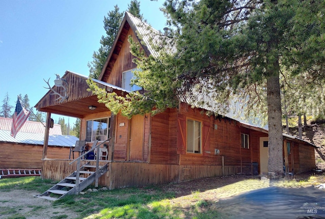 2738 Dixie Rd, Dixie, ID 83525 - view of front of house featuring a porch