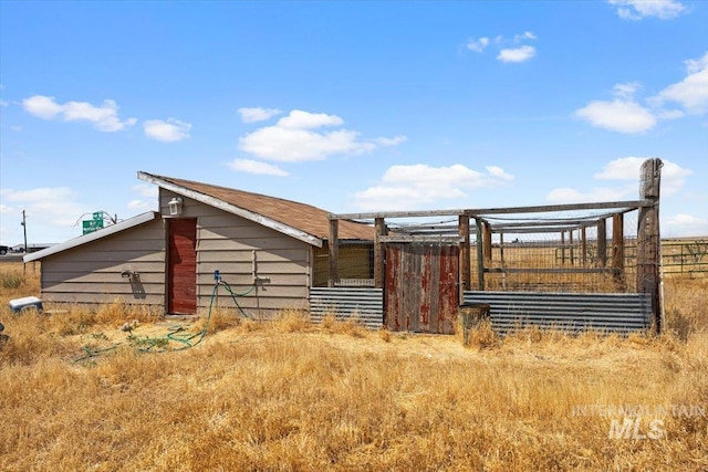 view of stable