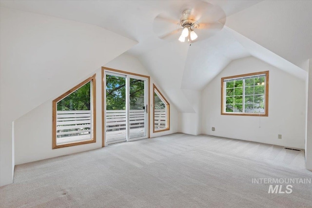1915 N 23rd St, Boise, ID 83702 - bonus room with carpet floors, lofted ceiling, and ceiling fan
