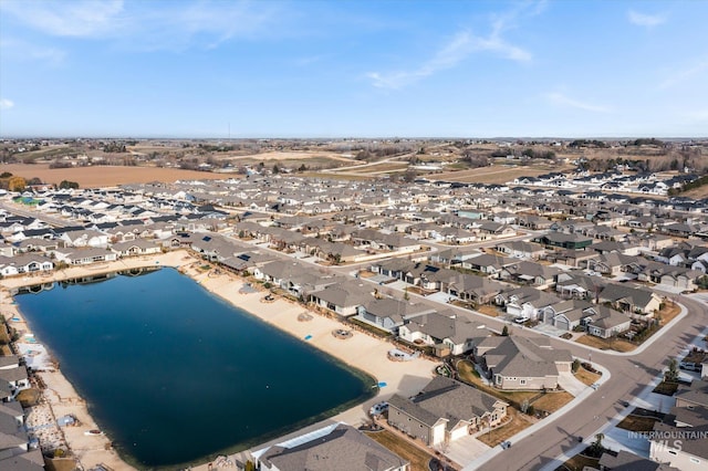 drone / aerial view featuring a residential view