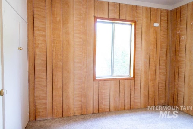 402 S Hayes, Emmett, ID 83617 - carpeted empty room featuring wood walls