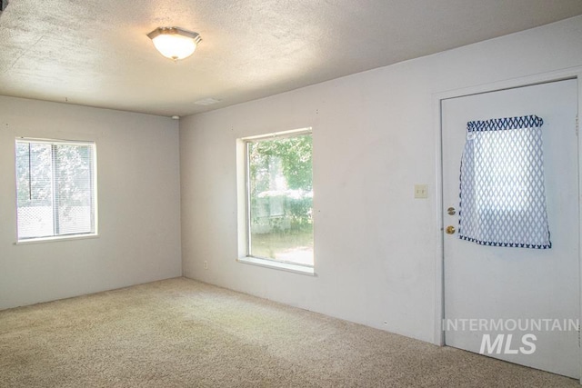 402 S Hayes, Emmett, ID 83617 - spare room featuring carpet flooring, healthy amount of natural light, and a textured ceiling