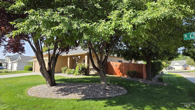 3485 N Chatterton Ave, Boise, ID 83713 - view of front of house featuring a garage and concrete driveway