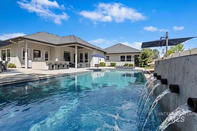 4307 W Briar Rock Ct, Eagle, ID 83616 - view of pool featuring a patio area