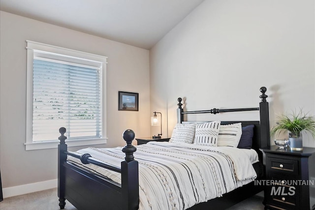4307 W Briar Rock Ct, Eagle, ID 83616 - carpeted bedroom with baseboards and lofted ceiling