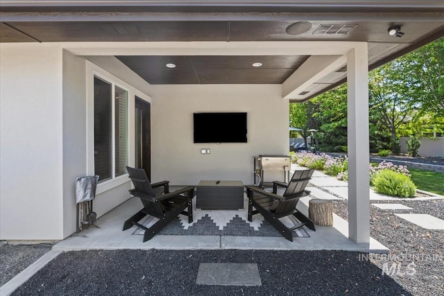 4307 W Briar Rock Ct, Eagle, ID 83616 - view of patio / terrace with an outdoor hangout area
