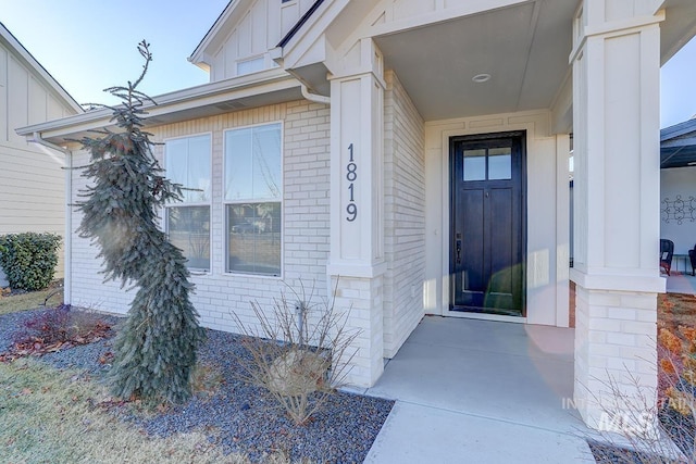 view of entrance to property