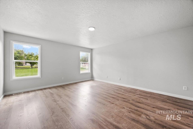 25022 Tumbleweed, Middleton, ID 83644 - spare room featuring wood finished floors, baseboards, and a textured ceiling