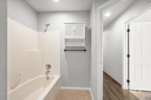 25022 Tumbleweed, Middleton, ID 83644 - full bathroom featuring shower / tub combination, baseboards, and recessed lighting