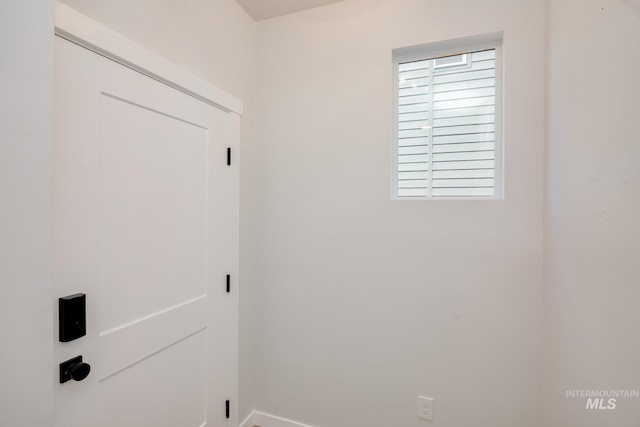 view of laundry room