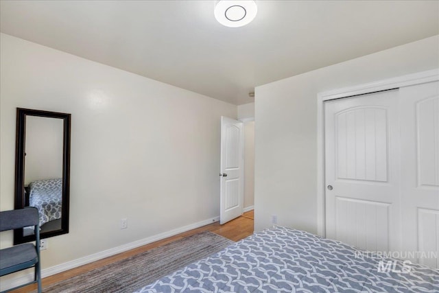 1128 W Wirsching Ave, Twin Falls, ID 83301 - bedroom with light wood-type flooring and a closet