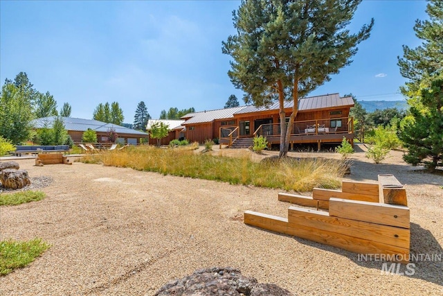 view of rear view of property