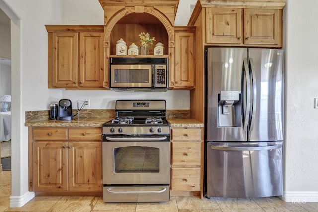 kitchen with stainless steel appliances