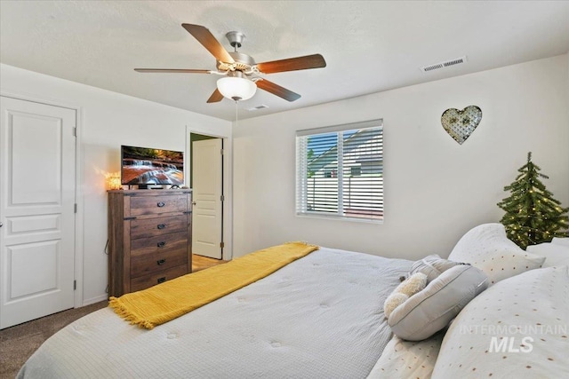 5416 Junegrass Way, Caldwell, ID 83607 - carpeted bedroom with a ceiling fan