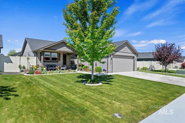 5416 Junegrass Way, Caldwell, ID 83607 - view of front of house with concrete driveway and an attached garage