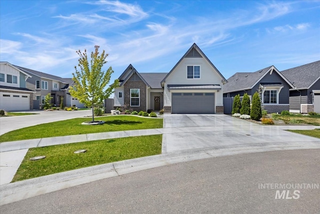 18245 N Arch Haven Way, Nampa, ID 83687 - view of front of property featuring driveway and a front yard