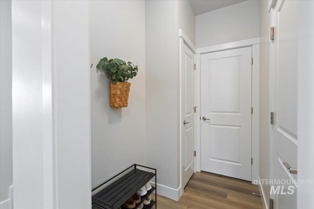 18245 N Arch Haven Way, Nampa, ID 83687 - hallway with light wood finished floors