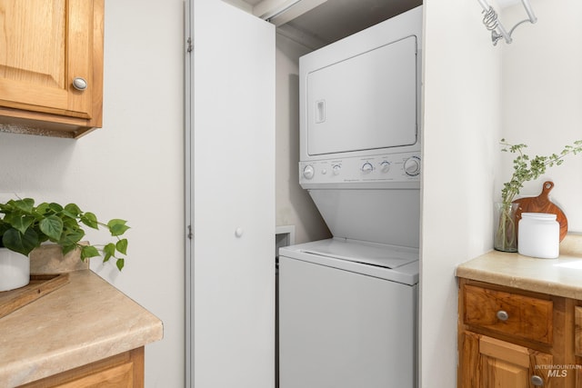 8305 W Rifleman St, Boise, ID 83704 - washroom featuring estacked washer and dryer