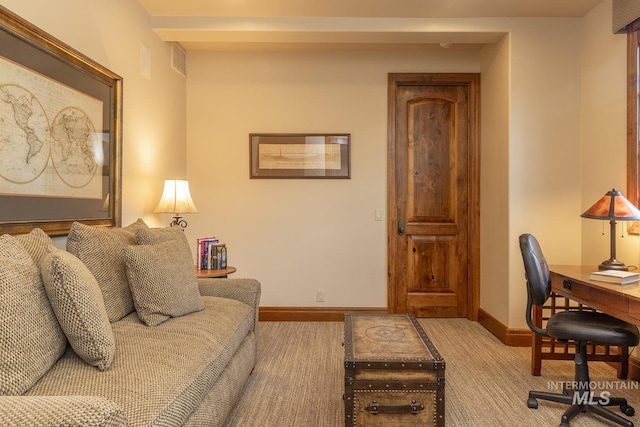 221 Picabo Street #D, Interest 1-H, Ketchum, ID 83340 - office featuring carpet flooring and baseboards
