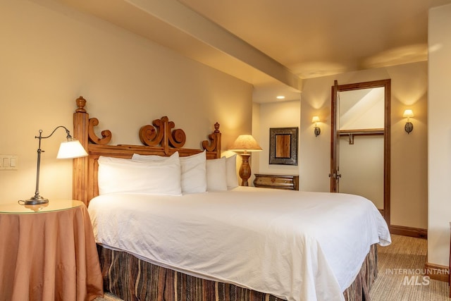221 Picabo Street #D, Interest 1-H, Ketchum, ID 83340 - carpeted bedroom featuring a closet and recessed lighting