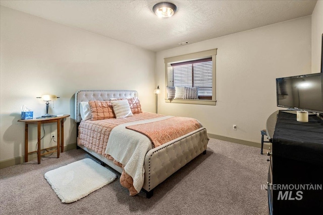 1063 Hitchcock St, Meridian, ID 83646 - carpeted bedroom featuring baseboards, a textured ceiling, and visible vents