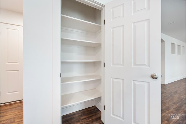 view of closet