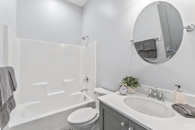 5001 S Twilight Mist Way, Meridian, ID 83642 - bathroom with tub / shower combination and vanity