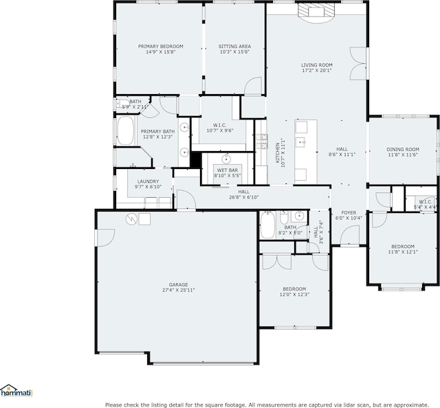 5001 S Twilight Mist Way, Meridian, ID 83642 - view of home floor plan