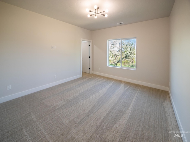 1590 N Watershed Ln, Star, ID 83669 - empty room with a chandelier and baseboards