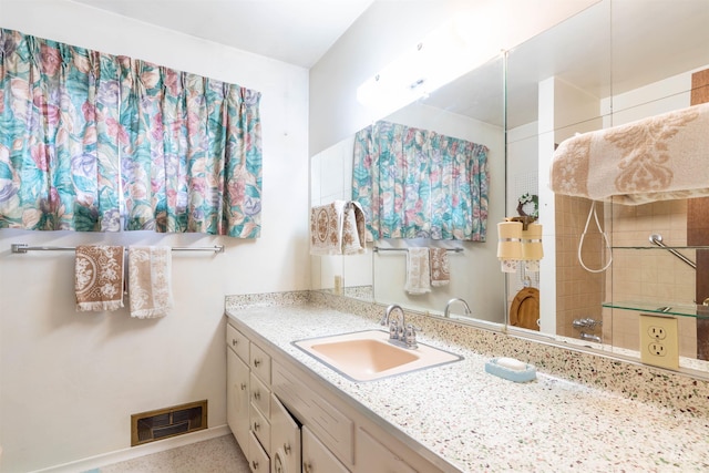 904 Lewis St, Moscow, ID 83843 - full bath featuring vanity and a tile shower