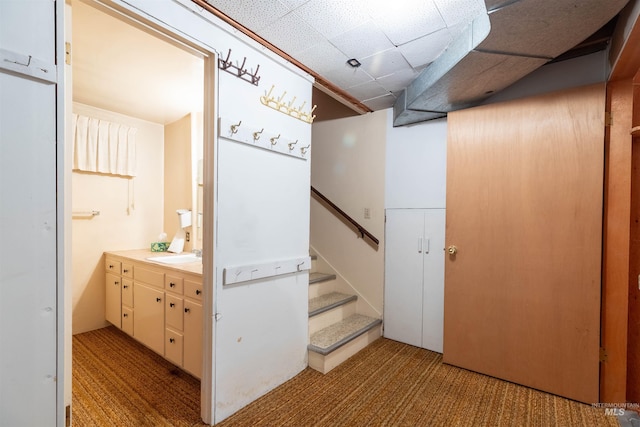 904 Lewis St, Moscow, ID 83843 - stairway with carpet