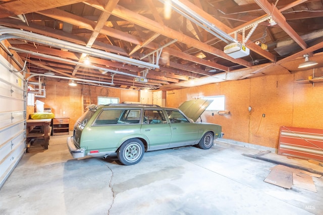 904 Lewis St, Moscow, ID 83843 - garage featuring a garage door opener