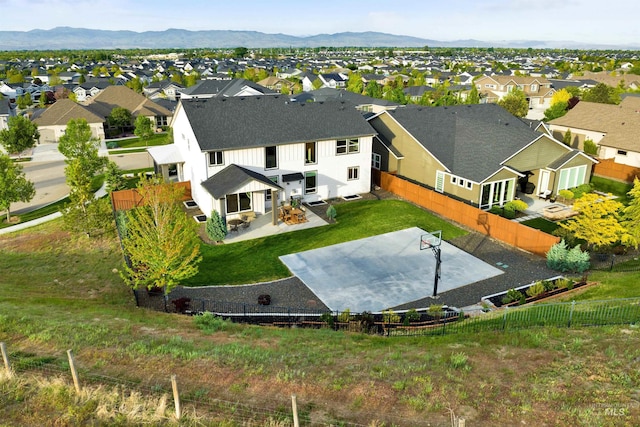 2043 E Lodge Trail Dr, Meridian, ID 83642 - aerial view of residential area featuring mountains
