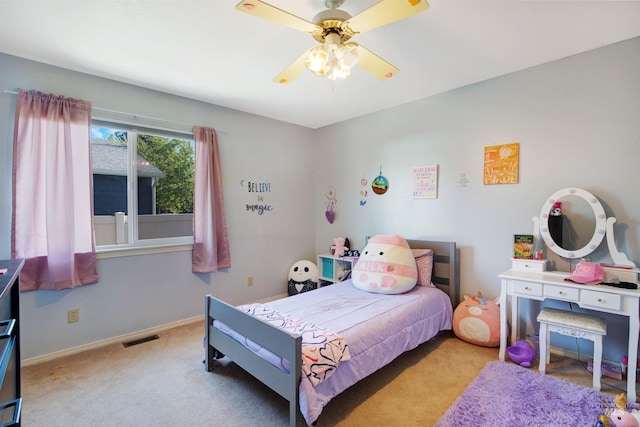 426 Carriage Ln, Twin Falls, ID 83301 - carpeted bedroom with baseboards and a ceiling fan