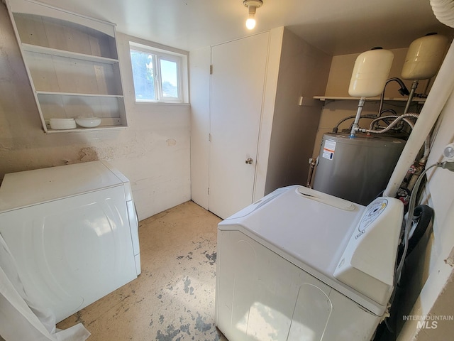 1603 11th Ave, Lewiston, ID 83501 - washroom featuring washer and dryer and water heater